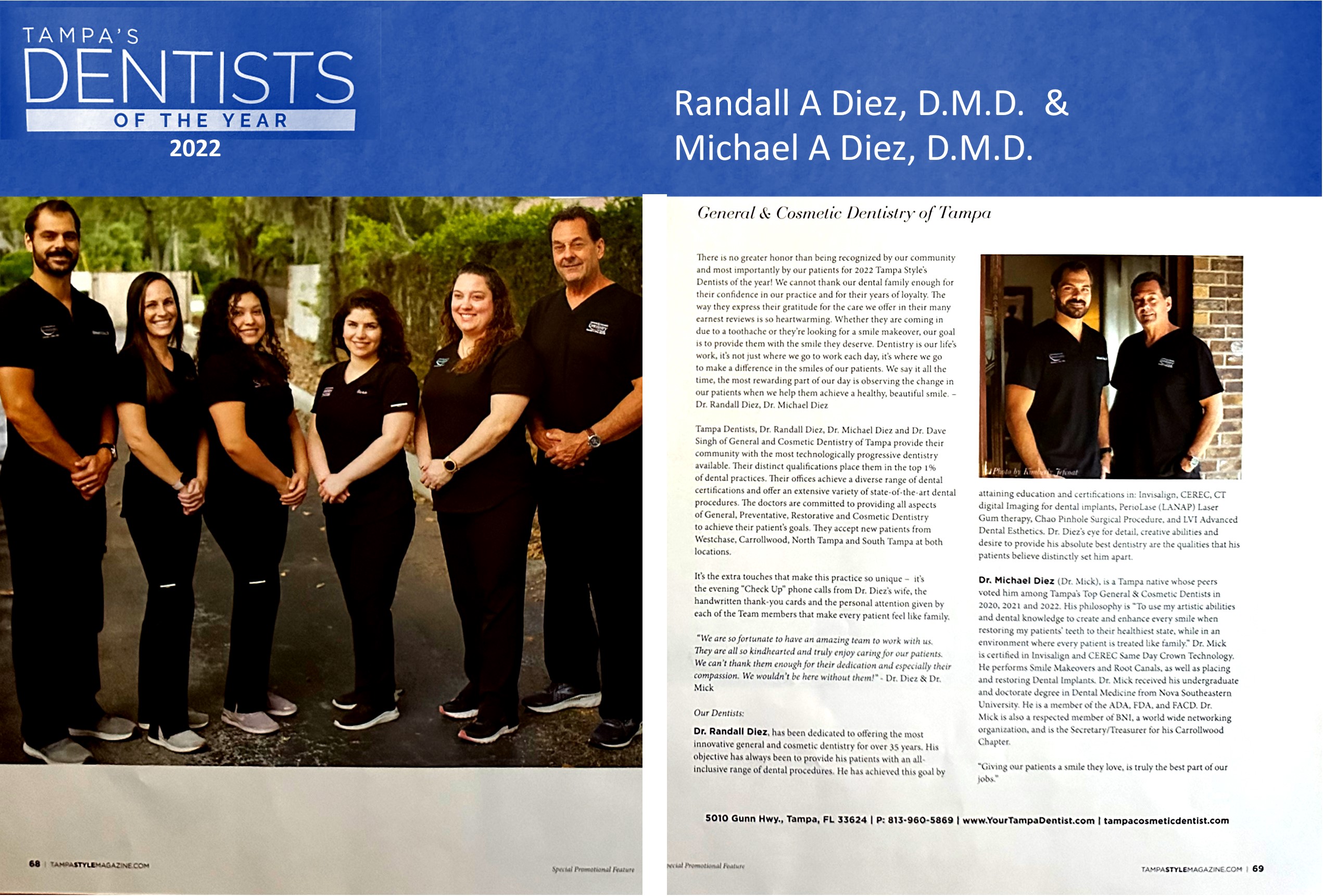 General and Cosmetic Dentistry of Tampa - Randall Diez and Michael Diez General and Cosmetic Dentistry of Tampa - Randall Diez and Michael Diez