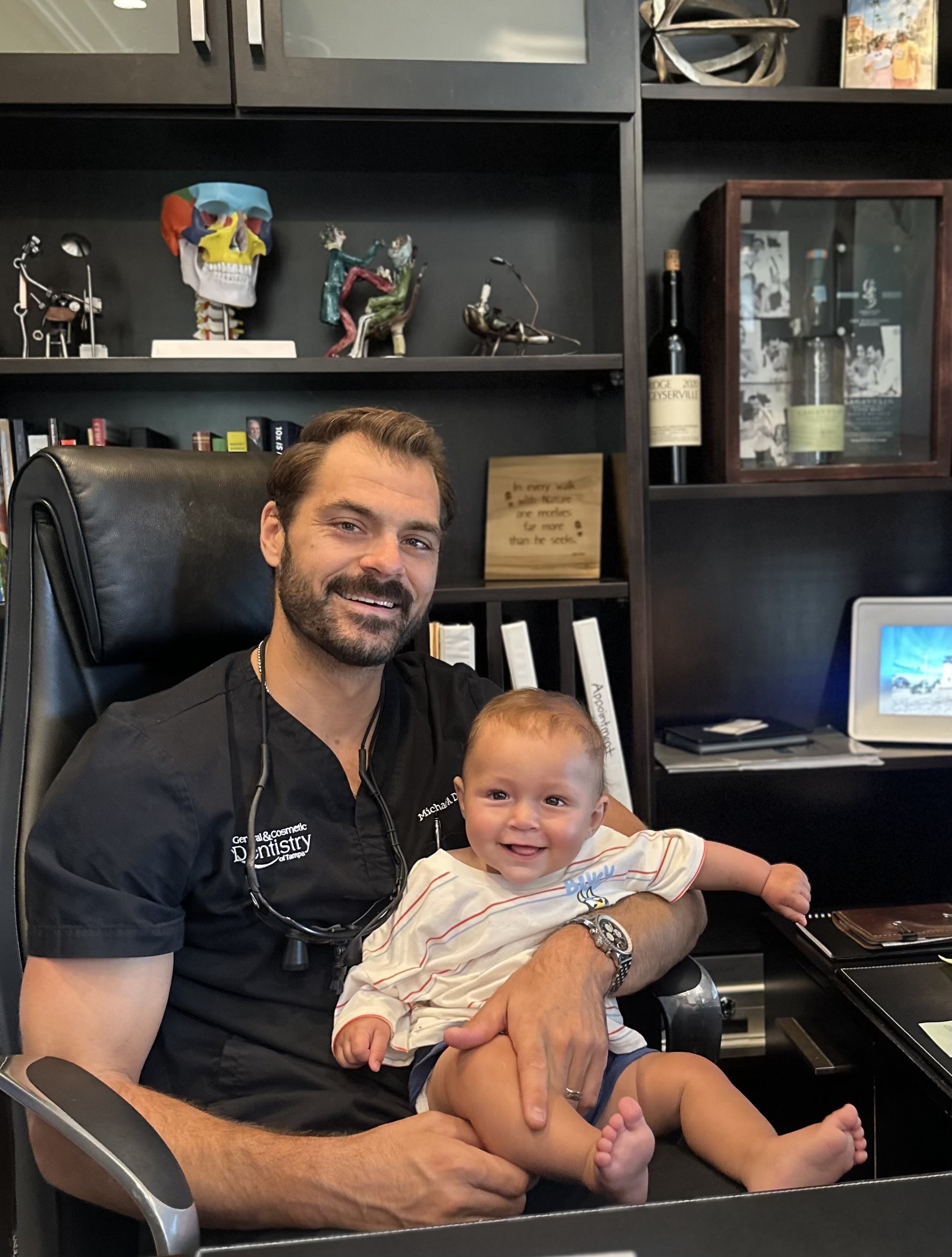 Dr. Mick with Son Maddox Dr. Mick with Son Maddox